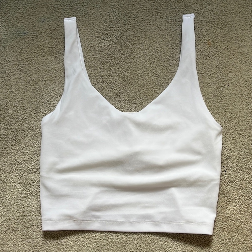 aerie offline xtra small white workout tank top